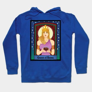 Queen of Beans Tarot Card Hoodie